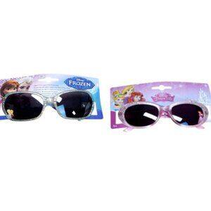 Frozen/Princess Sunglasses Set of 2 Youth Silver/Pink, New